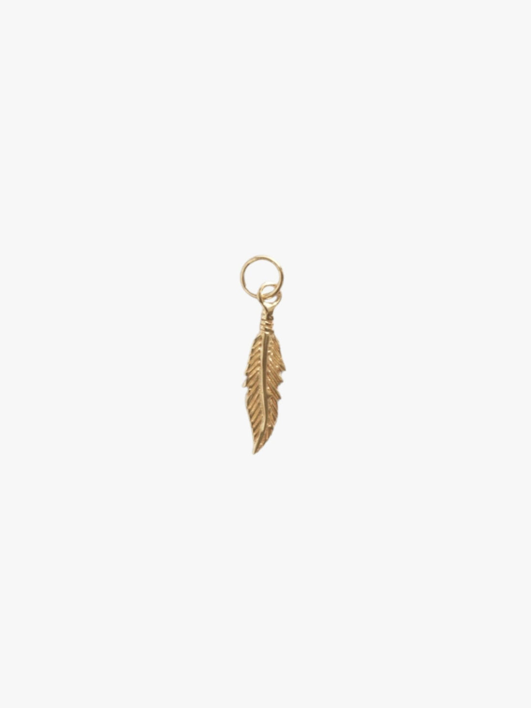 Feather Charm | 18K Gold Vermeil