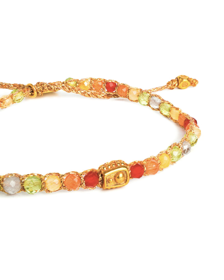 Leo Crystal Zodiac Bracelet | Gold