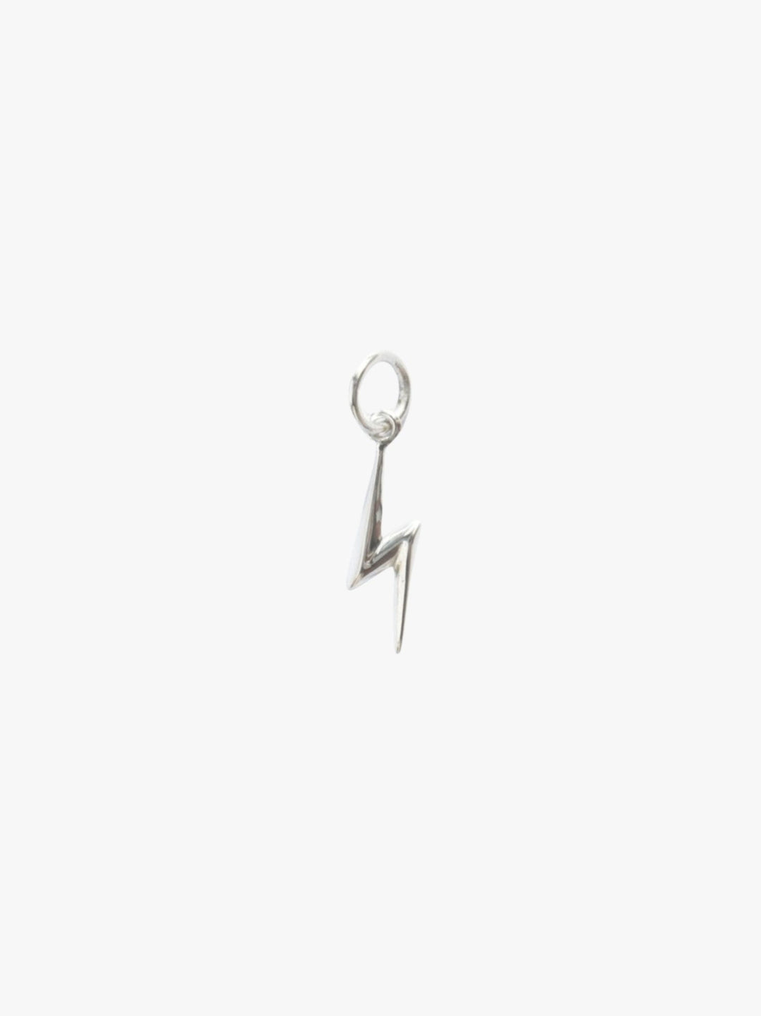 sterling silver lightning bolt necklace charm