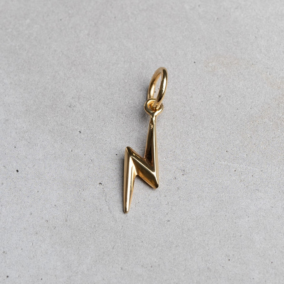 Lightning Bolt Charm | 18K Gold Vermeil