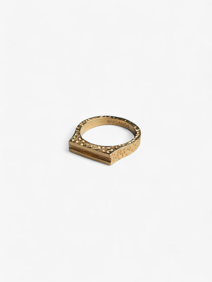 Line In The Sand Ring | 18K Gold Vermeil