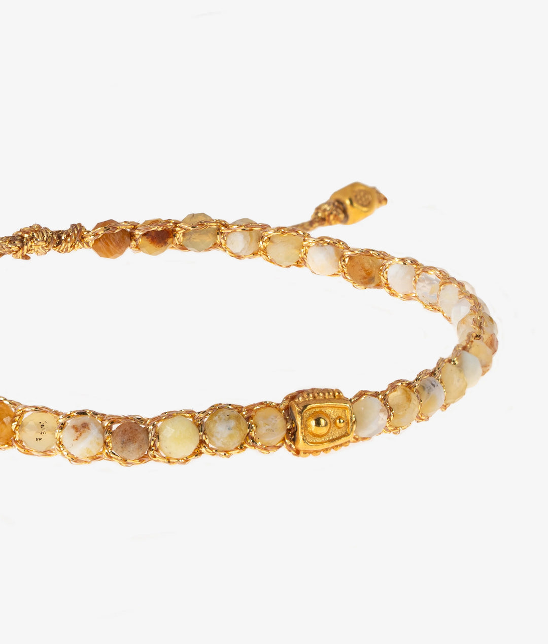 Mexican Opal Crystal Bracelet | Gold