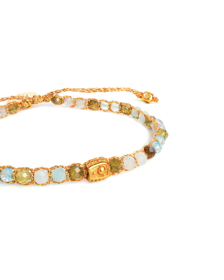 Scorpio Crystal Zodiac Bracelet | Gold