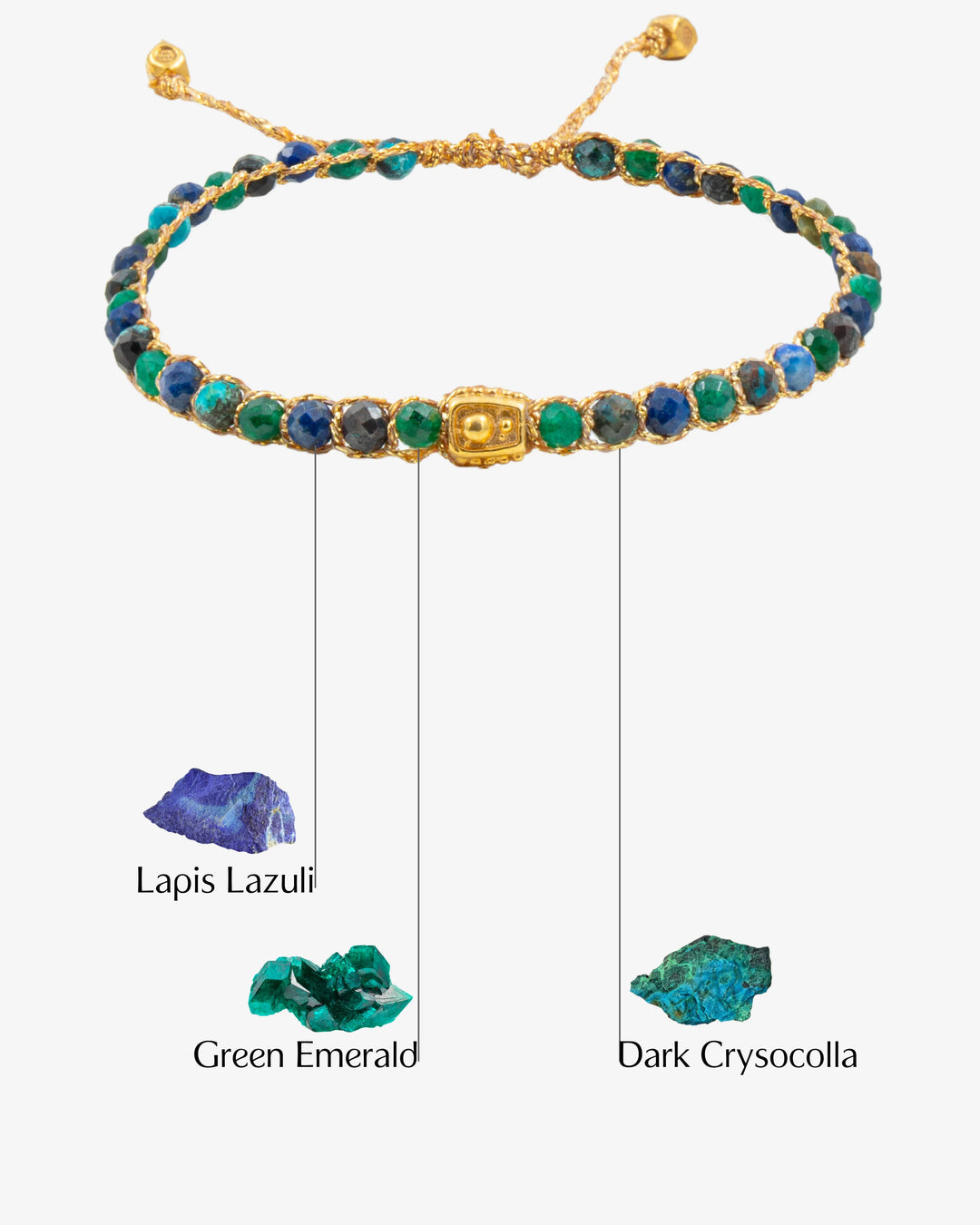 Taurus Crystal Zodiac Bracelet | Gold