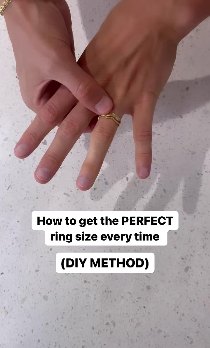 Video showing how to do nusands at home DIY find your ring sizer method